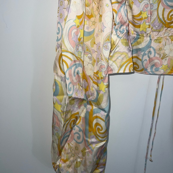 For Love And Lemons x revolve flowy sleeve Top new with tags - Picture 13 of 13